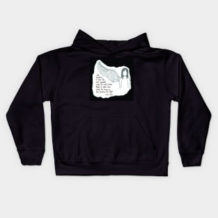 Wounded Wings Kids Hoodie